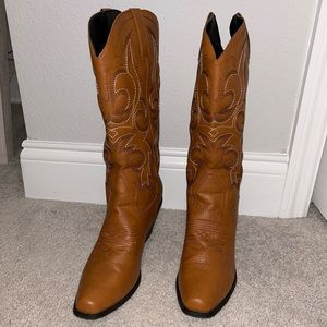 Women’s SHEIN Western Boots, Size 7, Brown